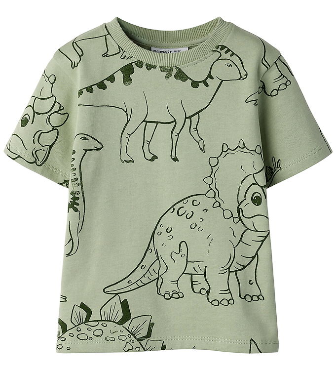 Name It Hino - Børne T-shirt - Grøn - 110