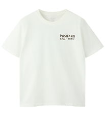 Name It T-shirt - NkmHalman - Cloud Dancer/Lemon