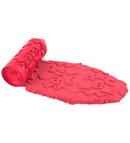 Kinetic Sand Strandsand - Stamp N' Roll - Rød