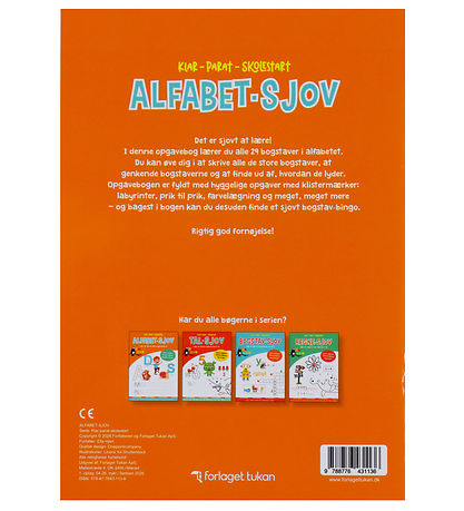 Forlaget Tukan Opgavebog - Klar-Parat-Skolestart - Alfabet-sjov