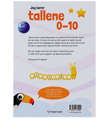 Forlaget Tukan Opgavebog - Jeg Lærer Tallene Fra 0 Til 10