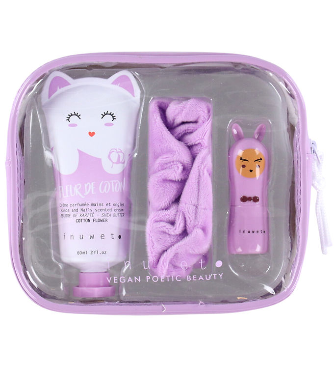 Inuwet Gavesæt - Læbepomade/Håndcream/Scrunchie