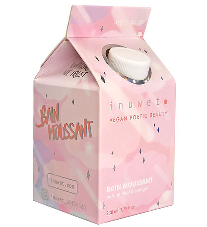 Inuwet Boblebad - Orange Blomster