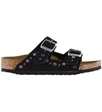 Birkenstock Sandaler - Arixona Rivets - Soft Birki Black