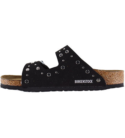 Birkenstock Sandaler - Arixona Rivets - Soft Birki Black