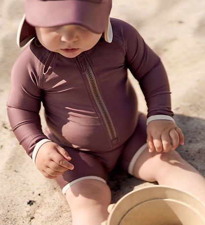 Mikk-Line Badeheldragt - UV50+ - Twilight Mauve