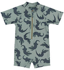 Mikk-Line Coverall Swimsuit - Croco AOP