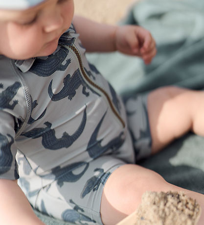 Mikk-Line Badeheldragt - UV50+ - Croco AOP