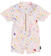 Mikk-Line Coverall Swimsuit - Bow Tie AOP