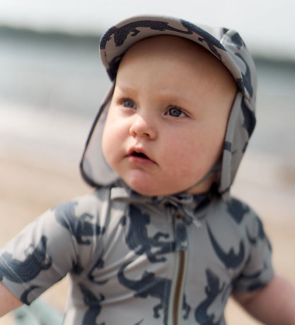 Mikk-Line Swim Hat - Croco AOP