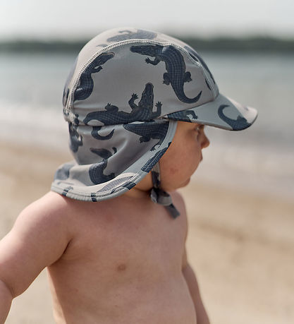 Mikk-Line Swim Hat - Croco AOP