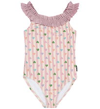 Mikk-Line Swimsuit - Heart AOP