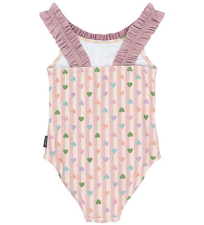 Mikk-Line Badedragt - Heart AOP