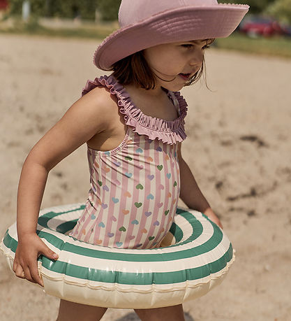 Mikk-Line Badedragt - Heart AOP