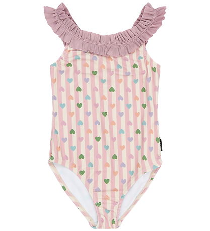 Mikk-Line Badedragt - Heart AOP