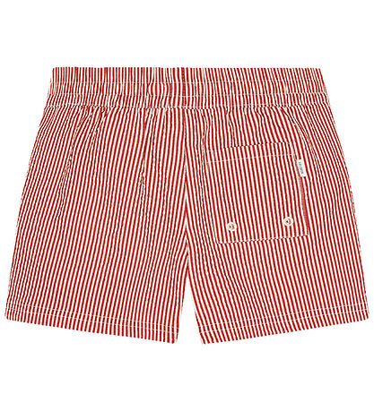 Les Deux Badeshorts - Seersucker - Rhubarb Red