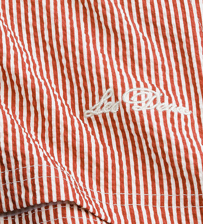 Les Deux Badeshorts - Seersucker - Rhubarb Red