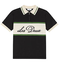 Les Deux Polo T-shirt - Strik - Tap Shoe Black