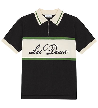 Les Deux Polo T-shirt - Strik - Tap Shoe Black