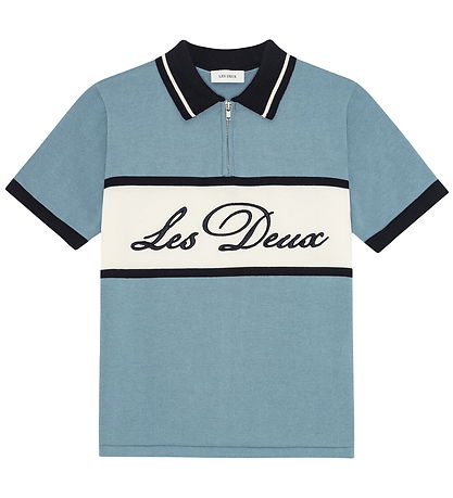 Les Deus Polo T-shirt - Skyway Blue