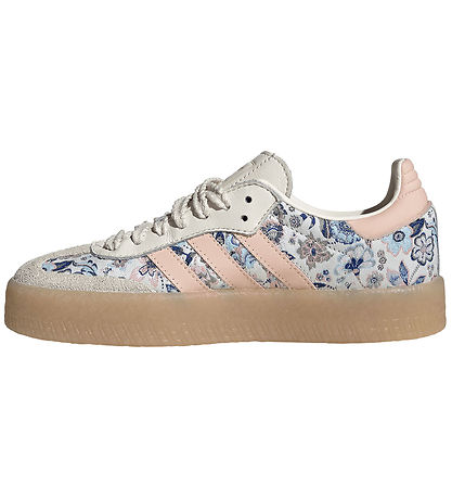 adidas Originals Sko - Sambae J - Owhite/Blupnk/Gum3