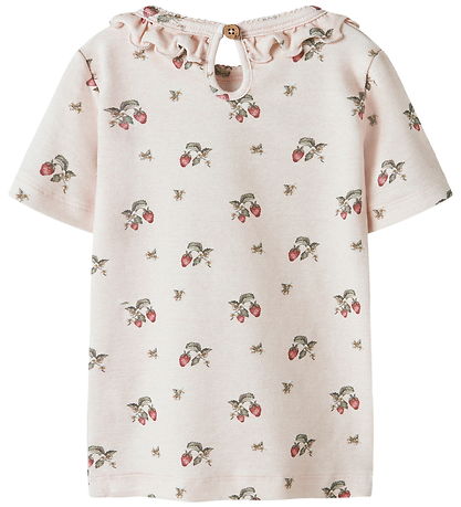 Lil' Atelier T-shirt - Bomuld/Lyocell - NmfGayo - Morganite/Stra