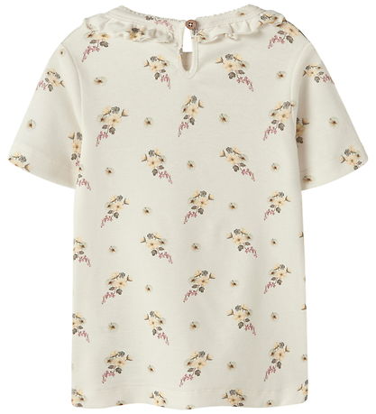 Lil' Atelier T-shirt - Bomuld/Lyocell - NmfGayo - Coconut Milk/F