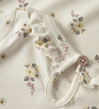 Lil' Atelier T-shirt - Bomuld/Lyocell - NmfGayo - Coconut Milk/F