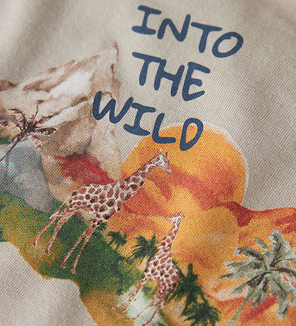 Name It T-shirt - NmmHugo - Chateau Gray