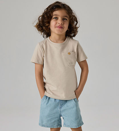 Name It T-shirt - NmmHugo - Chateau Gray