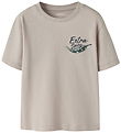 Name It T-shirt - NmmHughe - Chateau Gray