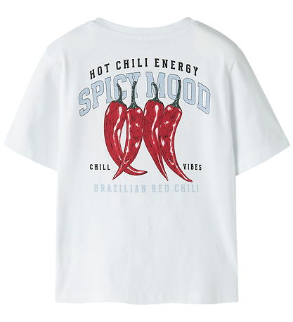 Name It T-shirt - NmmHughe - Bright White