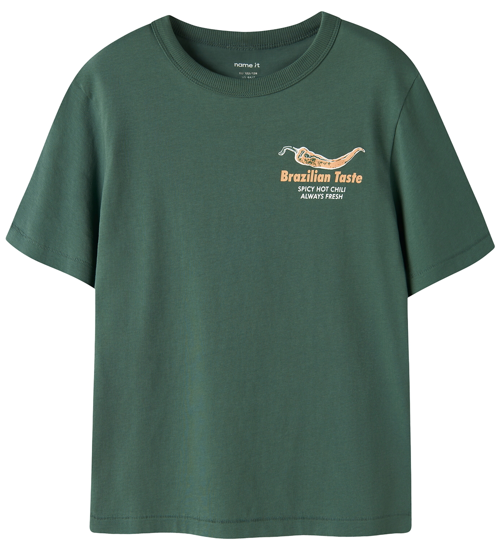 Name It T-Shirt - NkmHikko - Garden Formschnitt - Name It - 7-8 Jahre (122-128) - T-Shirts