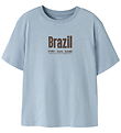Name It T-shirt - NkmHansi - Blue Fog