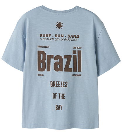 Name It T-shirt - NkmHansi - Blue Fog