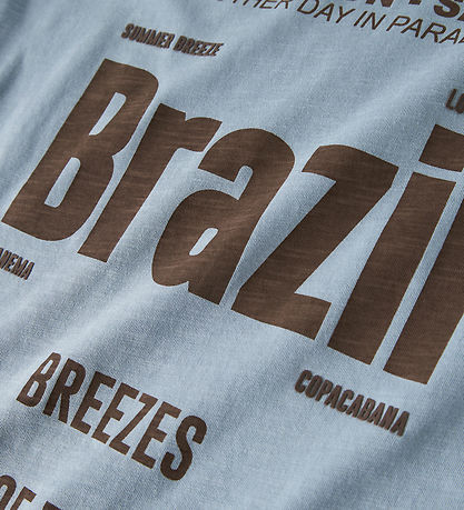 Name It T-shirt - NkmHansi - Blue Fog