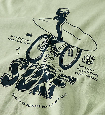 Name It T-shirt - 2-pak - NkmHansy - Bright White/Swamp