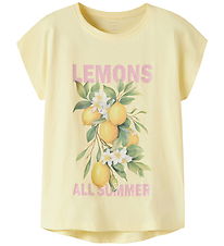 Name It T-shirt - NkfVotia - Double Cream/Butter Lemons