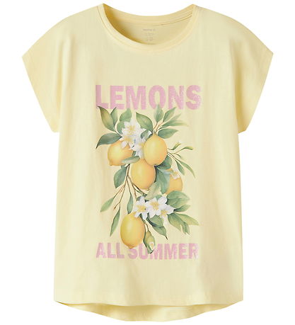 Name It T-shirt - NkfVotia - Double Cream/Butter Lemons