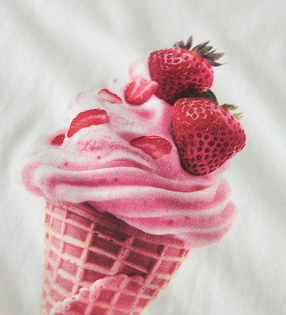 Name It T-shirt - NkfVotia - Bright White/Ice Cream