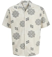 Jack & Jones Skjorte - JjAlfredo - Moonbeam/Aop