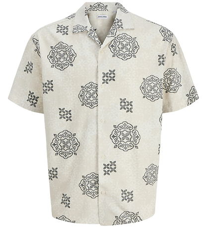 Jack & Jones Skjorte - JjAlfredo - Moonbeam/Aop