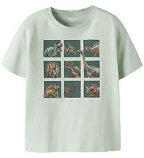 Name It T-shirt - NmmVoto - Pale Aqua/Dino Squad