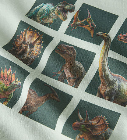 Name It T-shirt - NmmVoto - Pale Aqua/Dino Squad