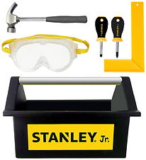 Stanley Jr. Værktøjskasse m. Værktøj - Sort/Gul