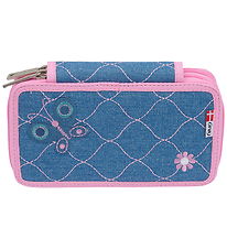 Jeva Penalhus m. Indhold - Twosip - Denim