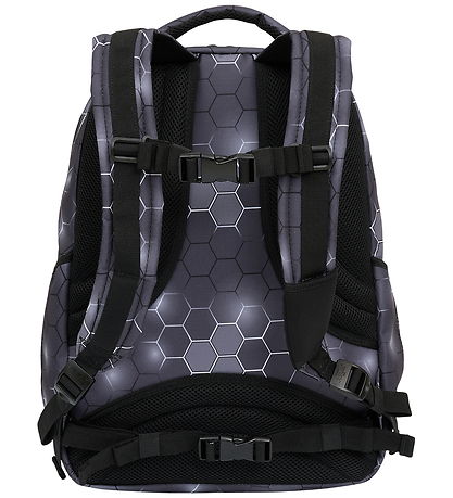 Jeva Skoletaske - Surpreme - Black Hexagon