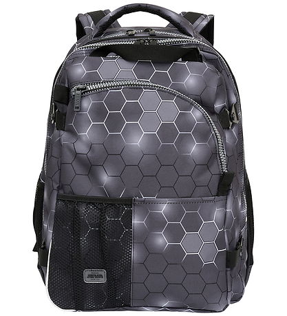 Jeva Skoletaske - Surpreme - Black Hexagon