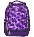 Jeva Skoletaske - Survivor - Purple Cubes