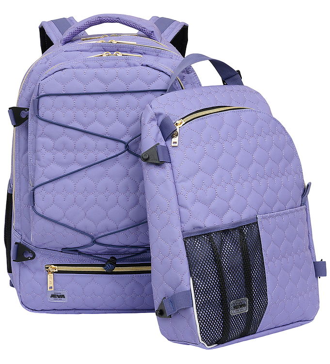 Jeva Skoletaske - Supreme - Lavender Quilt